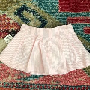 Chaps Pink Seersucker Skirt